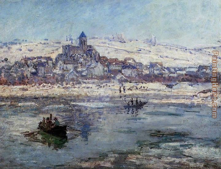 Claude Monet Vetheuil in Winter